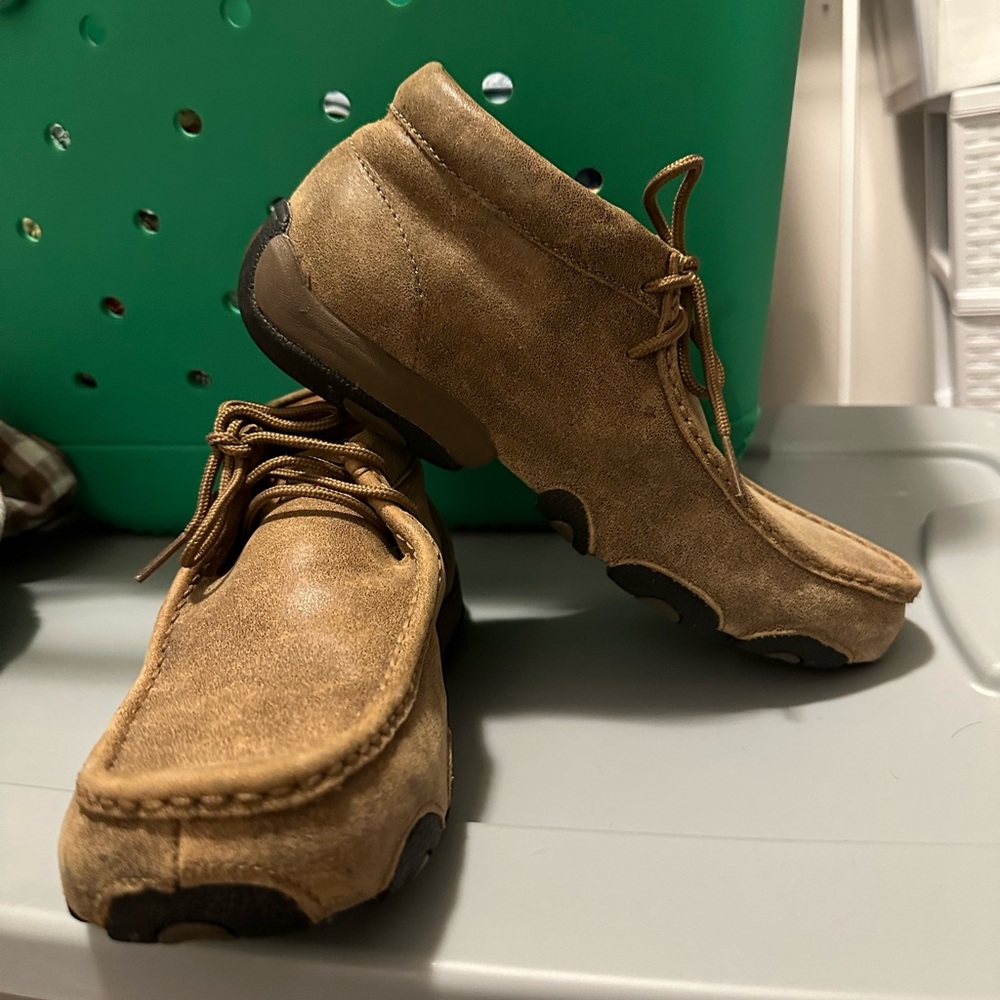 Men's Tan Suede Casual Shoes